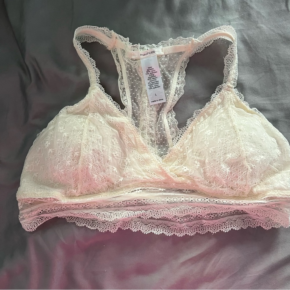 Maurices large lace bralette